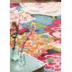 Tapis floral tufté main laine moderne Dahlia & Peony