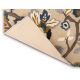 Tapis tufté main laine et viscose floral design Amanpuri