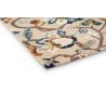 Tapis tufté main laine et viscose floral design Amanpuri