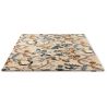 Tapis tufté main laine et viscose floral design Amanpuri