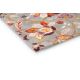 Tapis tufté main laine et viscose floral design Amanpuri