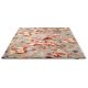 Tapis tufté main laine et viscose floral design Amanpuri