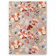 Tapis tufté main laine et viscose floral design Amanpuri