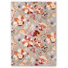 Tapis tufté main laine et viscose floral design Amanpuri