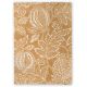 Tapis laine effet 3D tufté main floral design Cantaloupe