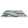 Tapis extérieur et intérieur floral moderne Dandelions Clocks