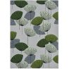 Tapis extérieur et intérieur floral moderne Dandelions Clocks