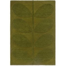 Tapis effet 3D laine floral tufté main design Solid Stem