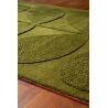 Tapis effet 3D laine floral tufté main design Solid Stem