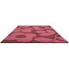 Tapis laine effet 3D tufté main floral moderne Sprig Stem