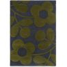 Tapis laine effet 3D tufté main floral moderne Sprig Stem