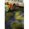 Tapis laine effet 3D tufté main floral moderne Sprig Stem