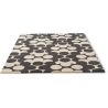 Tapis moderne floral laine tufté main laine Puzzle Flower