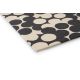 Tapis moderne floral laine tufté main laine Puzzle Flower