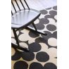 Tapis moderne floral laine tufté main laine Puzzle Flower