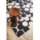 Tapis moderne floral laine tufté main laine Puzzle Flower