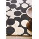 Tapis moderne floral laine tufté main laine Puzzle Flower