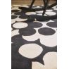 Tapis moderne floral laine tufté main laine Puzzle Flower