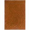 Tapis laine tufté main courbe moderne Decor Groove