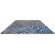 Tapis laine tufté main courbe moderne Decor Groove