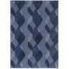 Tapis moderne courbe laine tufté main Decor Riff