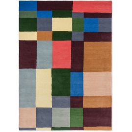 Tapis tufté main graphique laine moderne Decor Beat