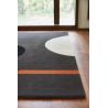 Tapis floral laine tufté main moderne graphique Geo Flower