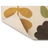 Tapis laine tufté main design floral poils ras Cut Stem