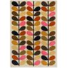 Tapis tufté main floral laine design poils ras Multi Stem