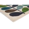 Tapis tufté main floral laine design poils ras Multi Stem