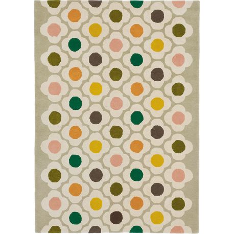 Tapis laine tufté main design floral Spot Flower