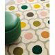 Tapis laine tufté main design floral Spot Flower