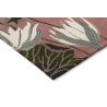 Tapis rectangle laine floral design Waterlily