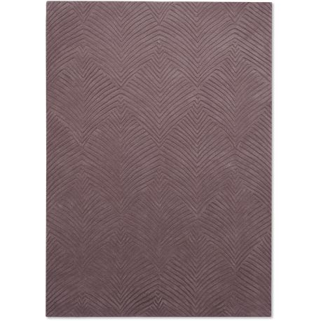 Tapis laine abstrait moderne uni Folia 2.0