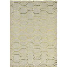 Tapis laine et viscose graphique tufté main design Arris