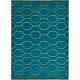 Tapis laine et viscose graphique tufté main design Arris