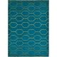 Tapis laine et viscose graphique tufté main design Arris