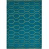 Tapis laine et viscose graphique tufté main design Arris