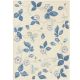 Tapis floral laine et viscose design tufté main Wild Strawberry