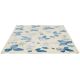 Tapis floral laine et viscose design tufté main Wild Strawberry