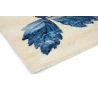 Tapis floral laine et viscose design tufté main Wild Strawberry