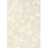 Tapis floral laine et viscose design tufté main Wild Strawberry