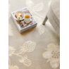 Tapis floral laine et viscose design tufté main Wild Strawberry