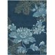 Tapis laine et viscose design floral tufté main Fabled Floral