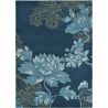 Tapis laine et viscose design floral tufté main Fabled Floral