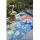 Tapis floral extérieur et intérieur moderne Sapphire Garden