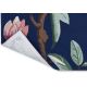 Tapis floral extérieur et intérieur moderne Midnight Garden