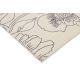Tapis coton moderne floral rectangle Linear Floral