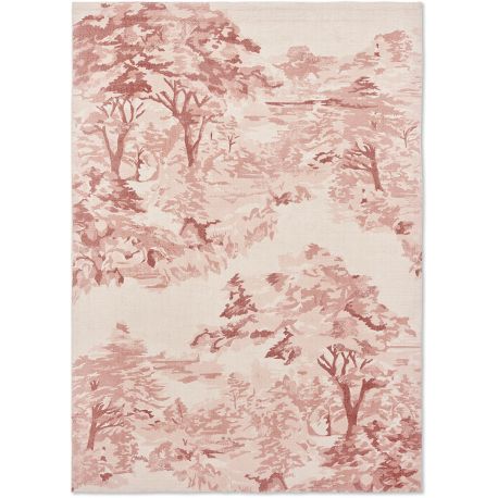 Tapis coton floral intérieur moderne Landscape