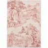 Tapis coton floral intérieur moderne Landscape